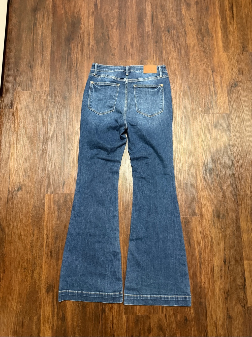 Judy Blue Charlotte Wide Hem Flare Jeans- Boho Festival - Picture 5 of 7